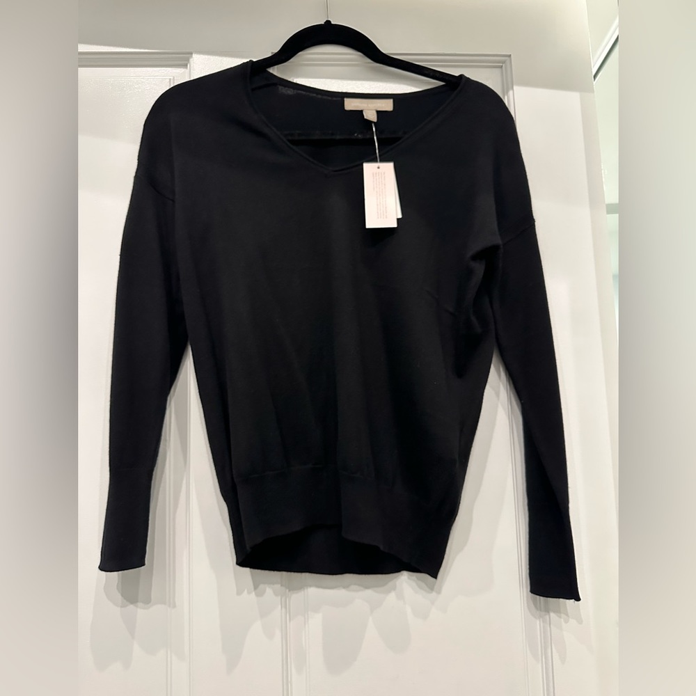 Black v-neck Banana Republic sweater